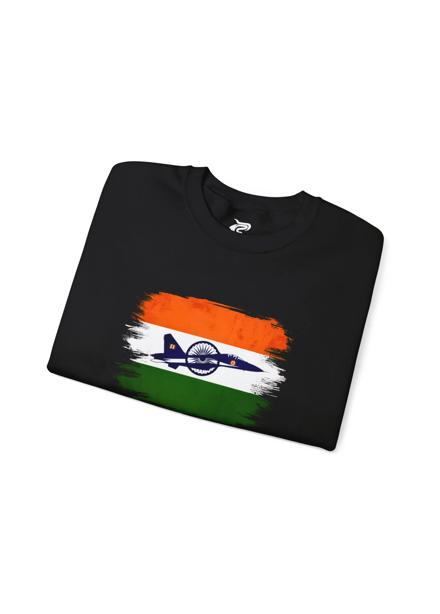 Fighter - Always on Mission | Premium Black Patriotic Sweatshirt for Men - Image 3