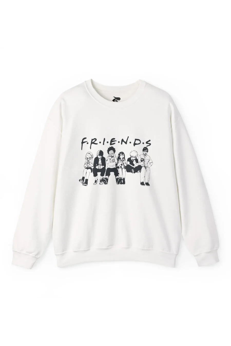 Friends x MHA Crossover | Premium Unisex Anime Sweatshirt