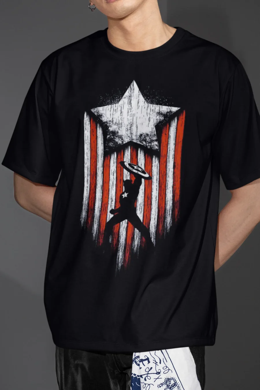 Captain America Star Legacy | Premium Oversized Unisex T-Shirt