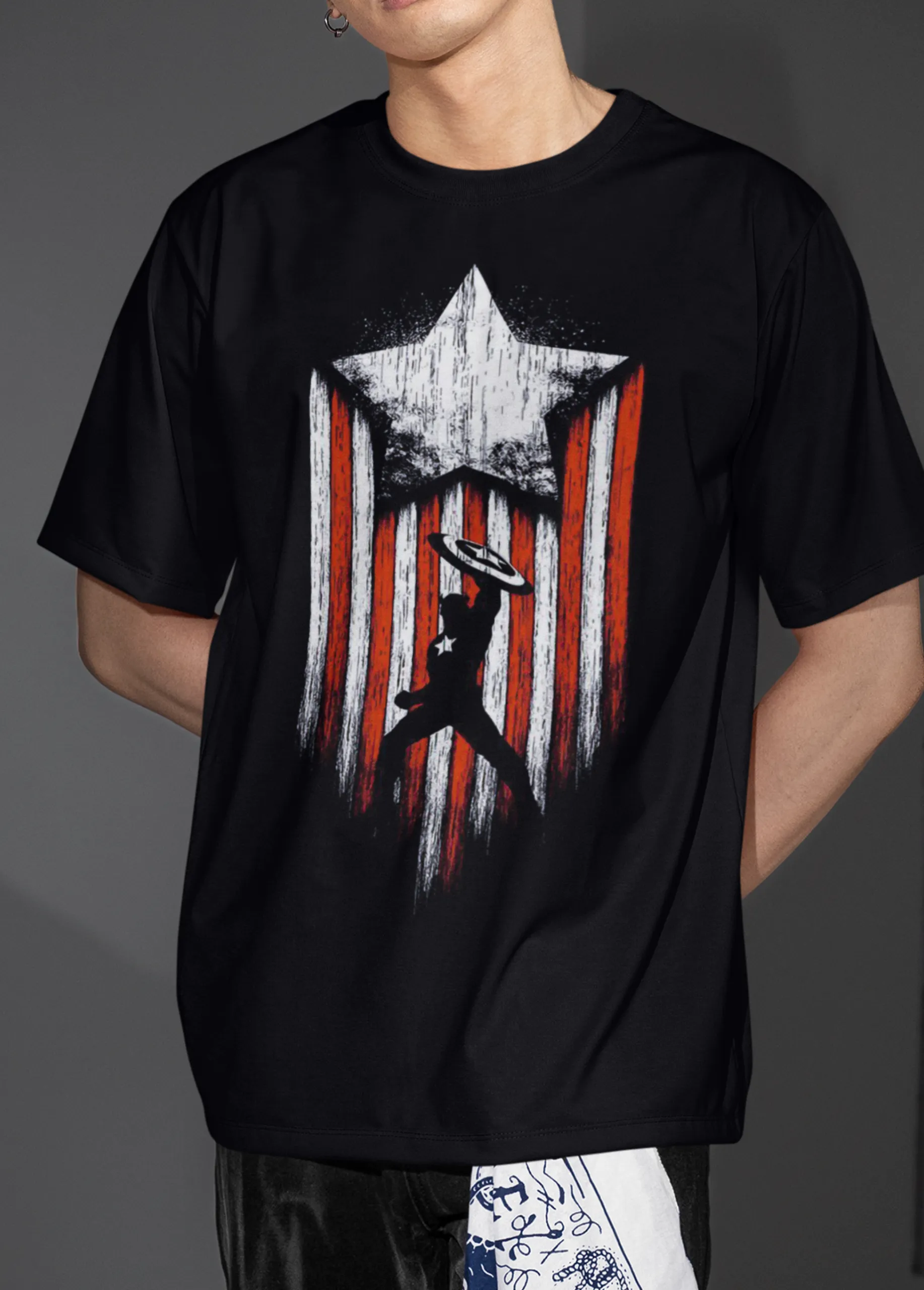 Captain America Star Legacy | Premium Oversized Unisex T-Shirt