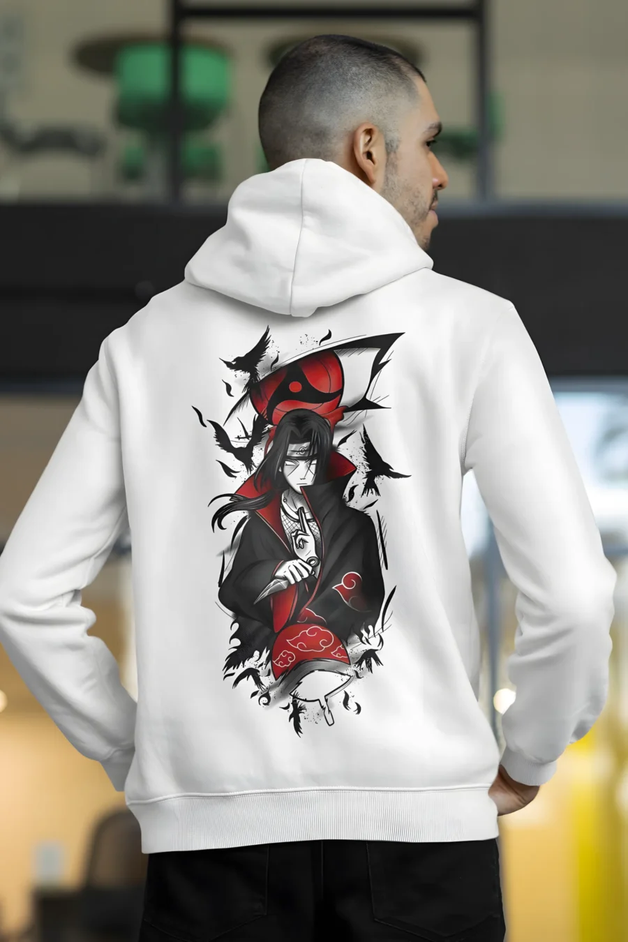 Itachi Uchiha Akatsuki | Premium Anime Back Hoodie