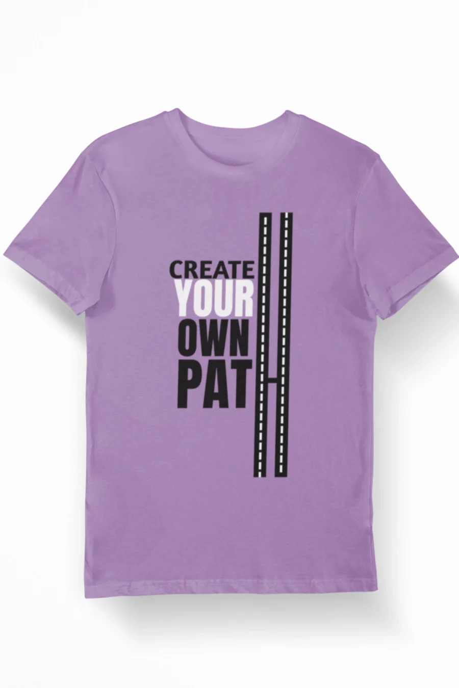 Create Your Own Path | Premium Lavender Unisex Oversized T-Shirt