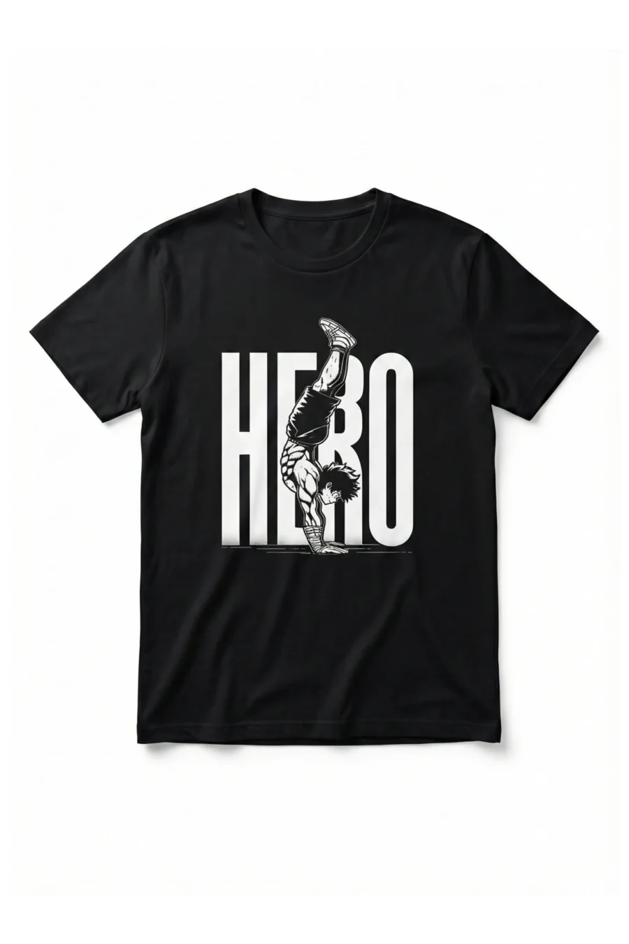 HERO | Premium 180 GSM Cotton Anime Streetwear T-Shirt