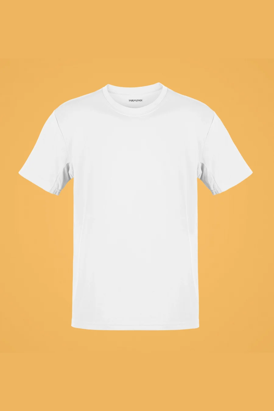 White Unisex 180 GSM Pure Cotton T-Shirt | Premium Plain Regular Fit Signature Tee
