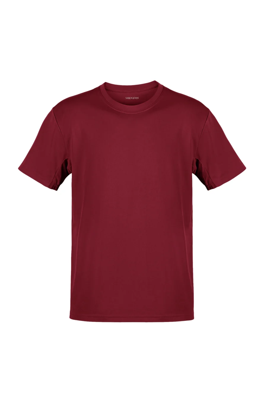 Maroon SaroGenix Premium Solid T-Shirt for Men & Women | 100% Cotton 180 GSM Super Smooth Regular Fit