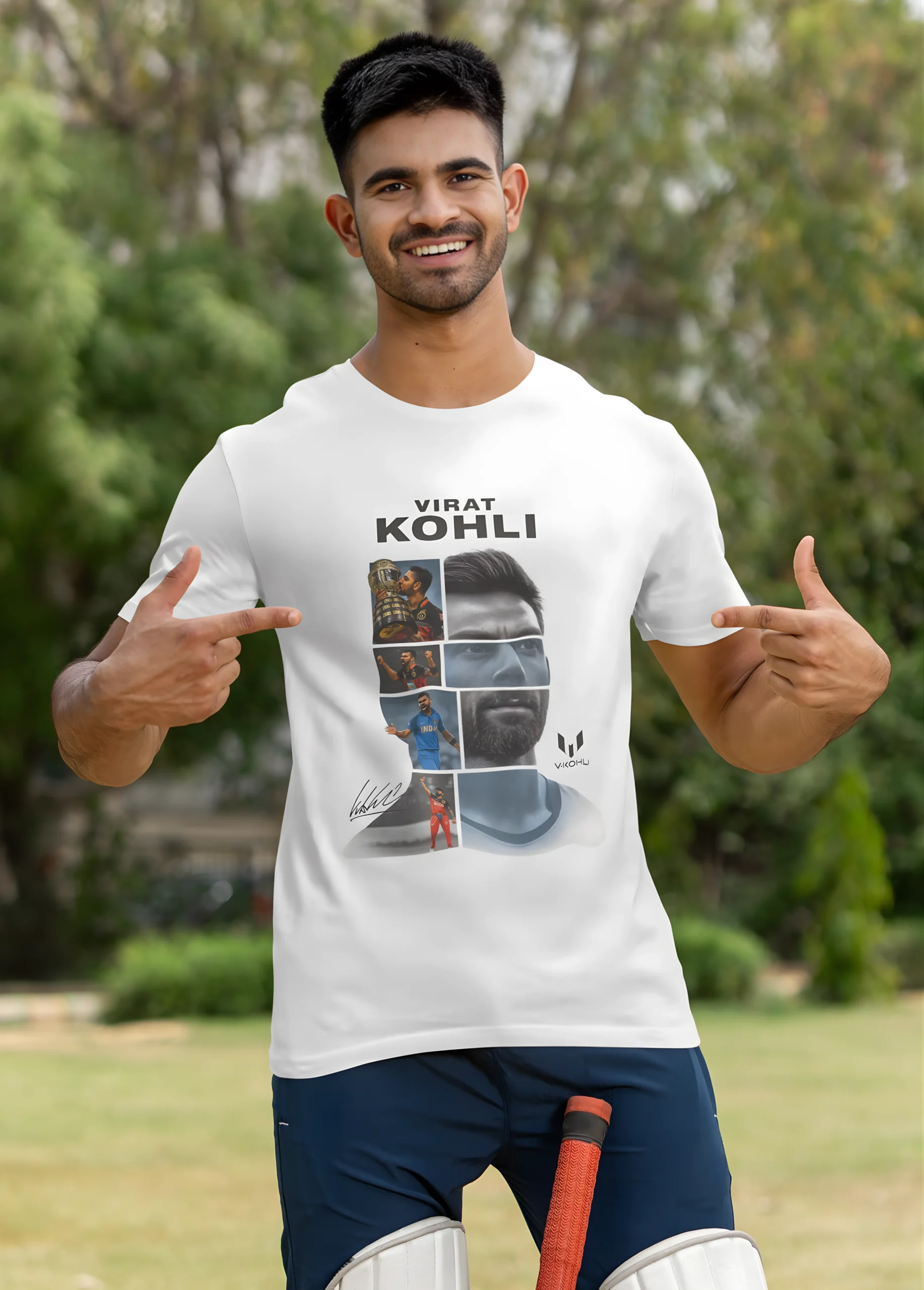 King Kohli Grunge Edition | Premium 180 GSM T-Shirt - Image 2